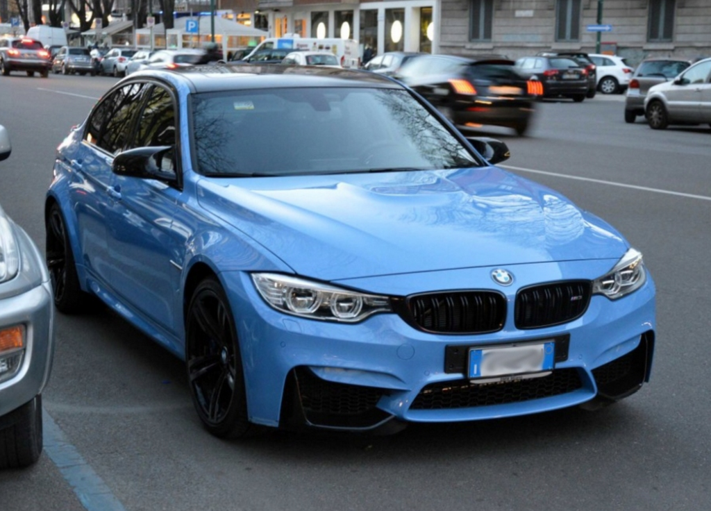 Fusta lip flapsuri splitter bara fata BMW Seria 3 F80 F82 TFB TUNING