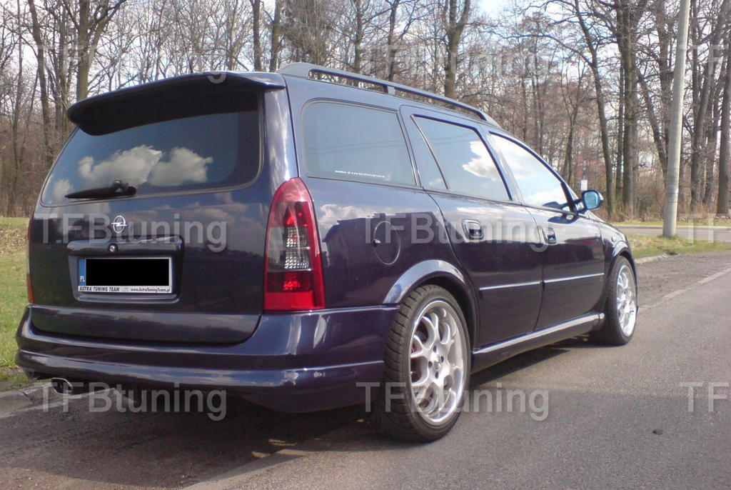 Prelungire bara spate fusta spoiler lip OPEL ASTRA 2 G II OPC BREAK COMBI TFB TUNING