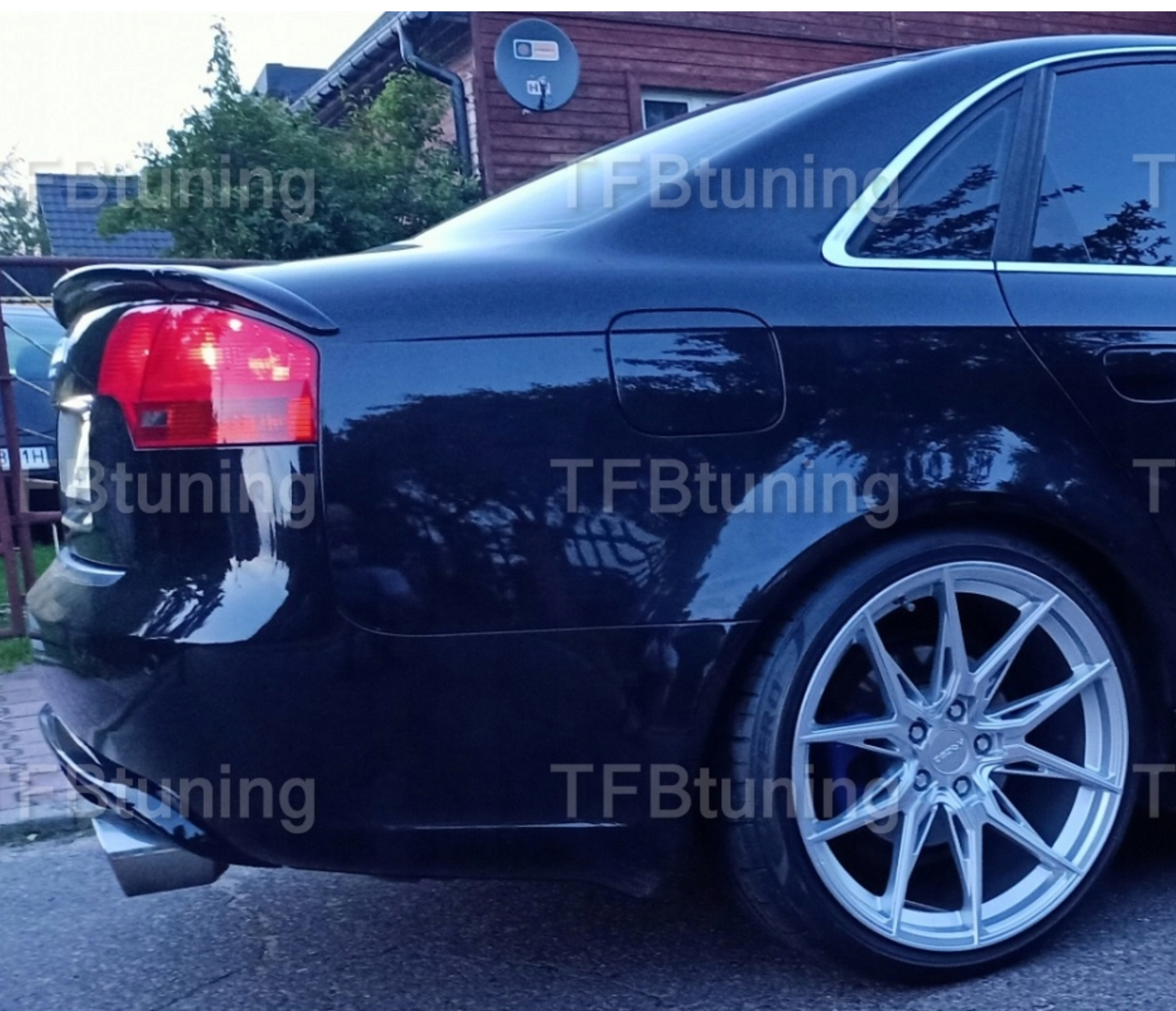 Eleron portbagaj AUDI A4 B7 SEDAN din 3 bucati TFB TUNING