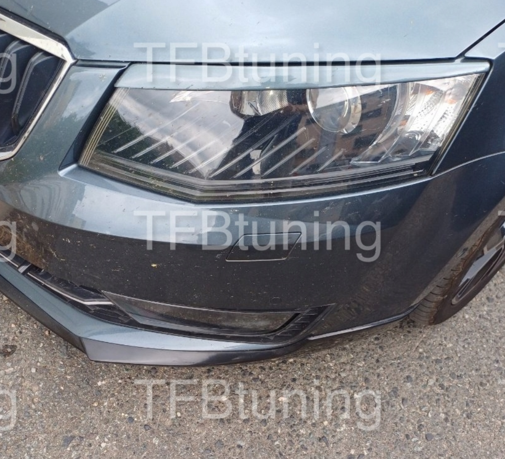 Prelungire bara fata fusta spoiler lip SKODA Octavia 3 2012-2016 TFB TUNING