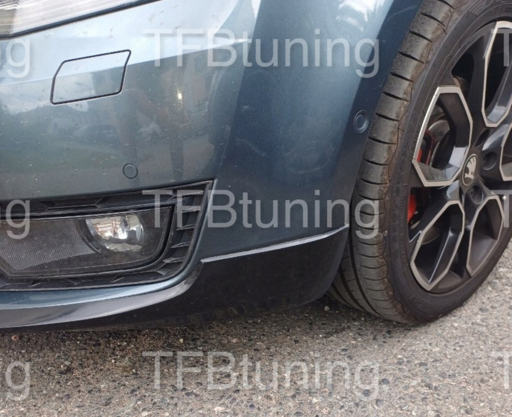 Prelungire bara fata fusta spoiler lip SKODA Octavia 3 2012-2016 TFB TUNING