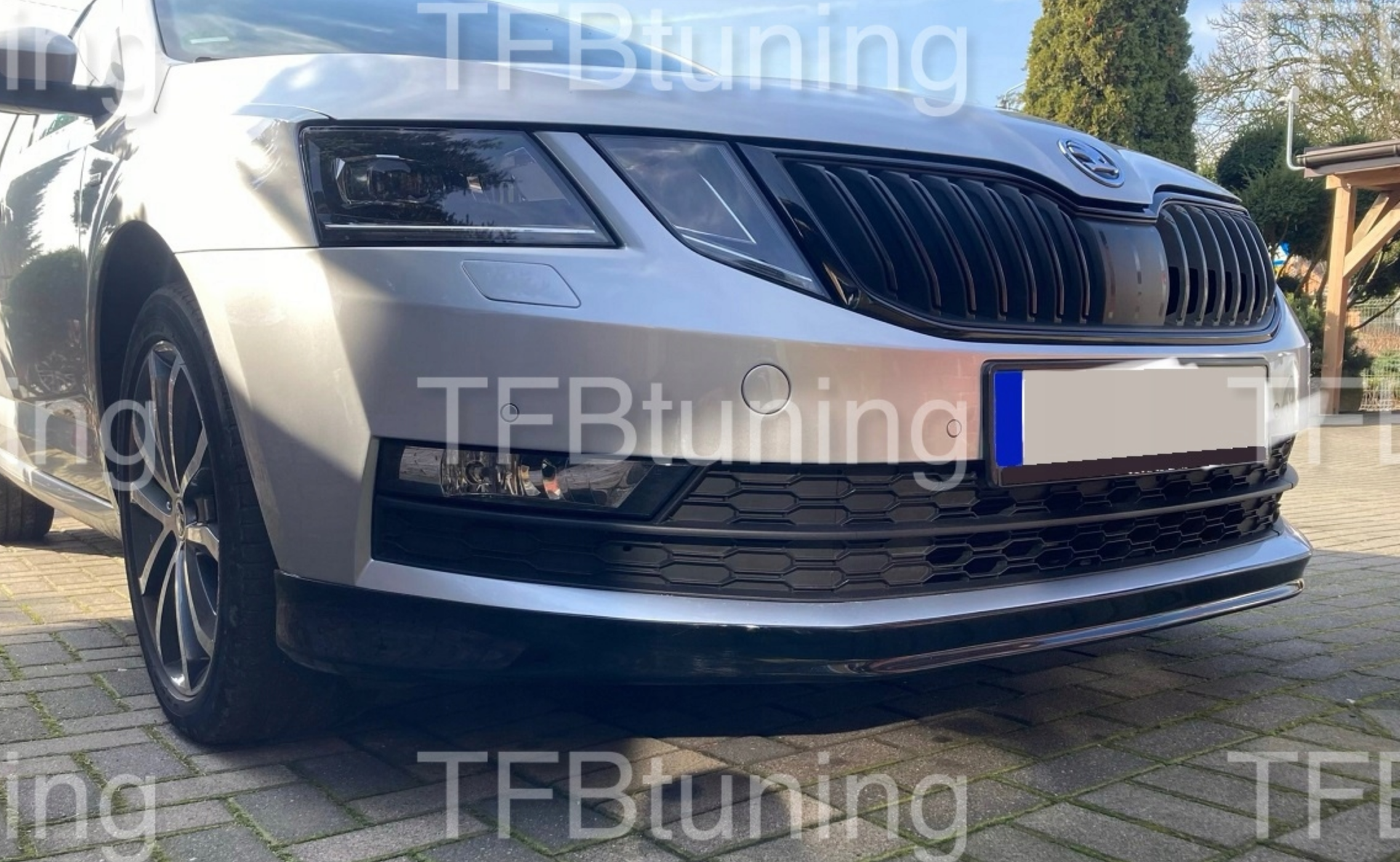 Prelungire bara fata fusta spoiler lip SKODA Octavia 3 2016-2020 TFB TUNING