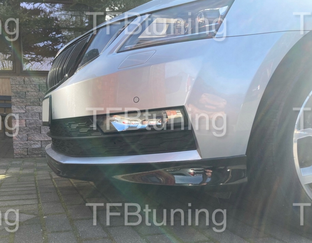 Prelungire bara fata fusta spoiler lip SKODA Octavia 3 2016-2020 TFB TUNING