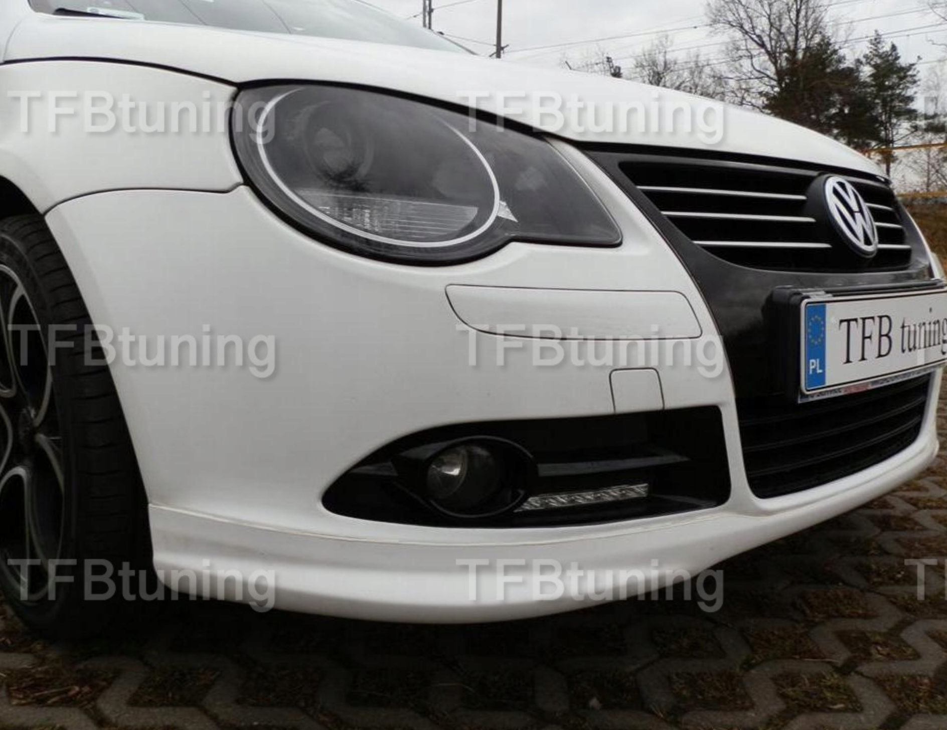 Prelungire bara fata fusta spoiler lip VW EOS 2005-2011 TFB TUNING