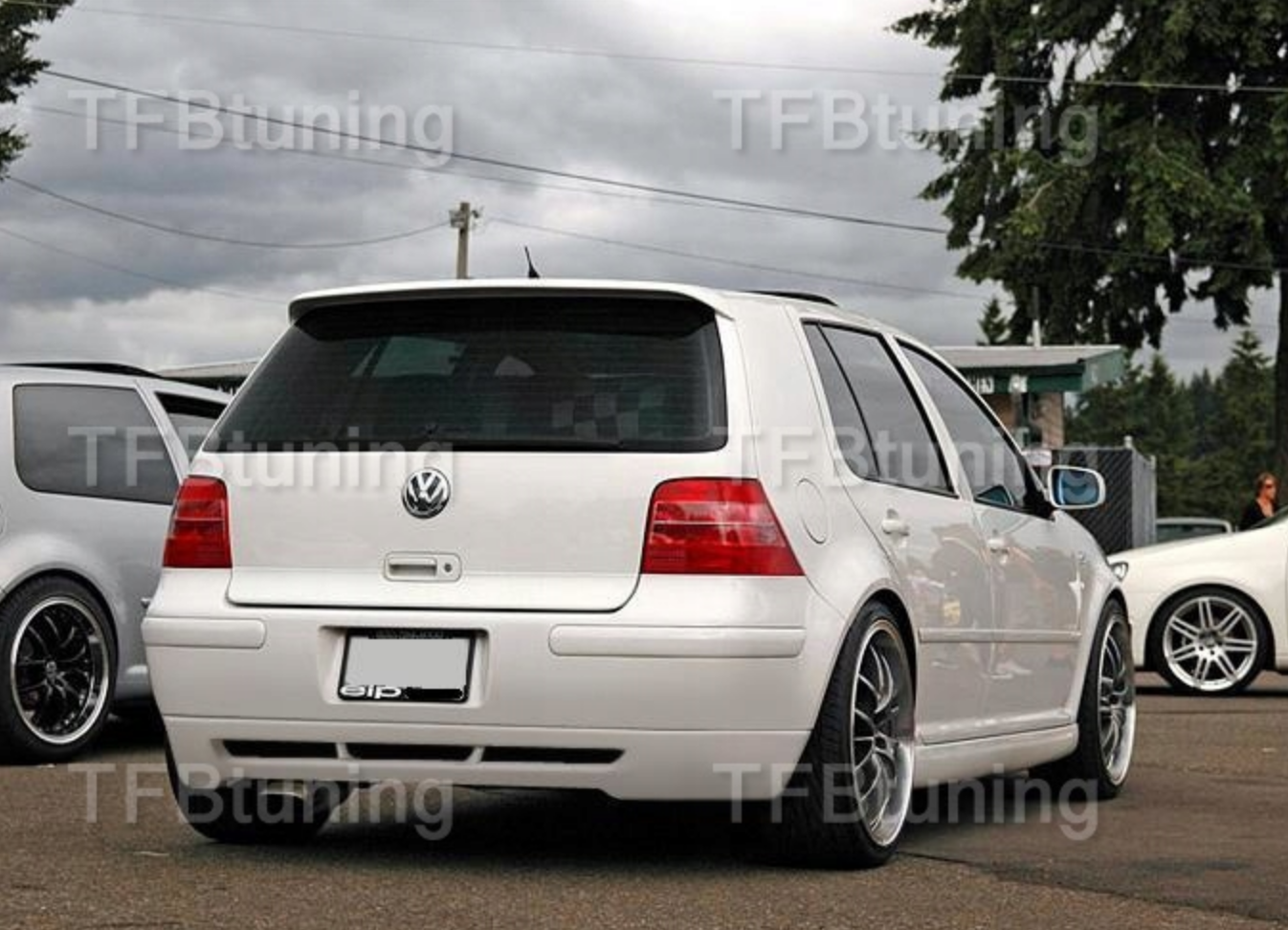 Prelungire bara spate fusta lip spoiler VW GOLF 4 ver1 TFB TUNING