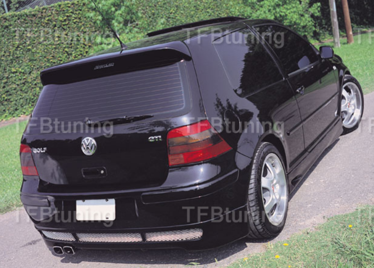 Prelungire bara spate fusta lip spoiler VW GOLF 4 ver2 TFB TUNING