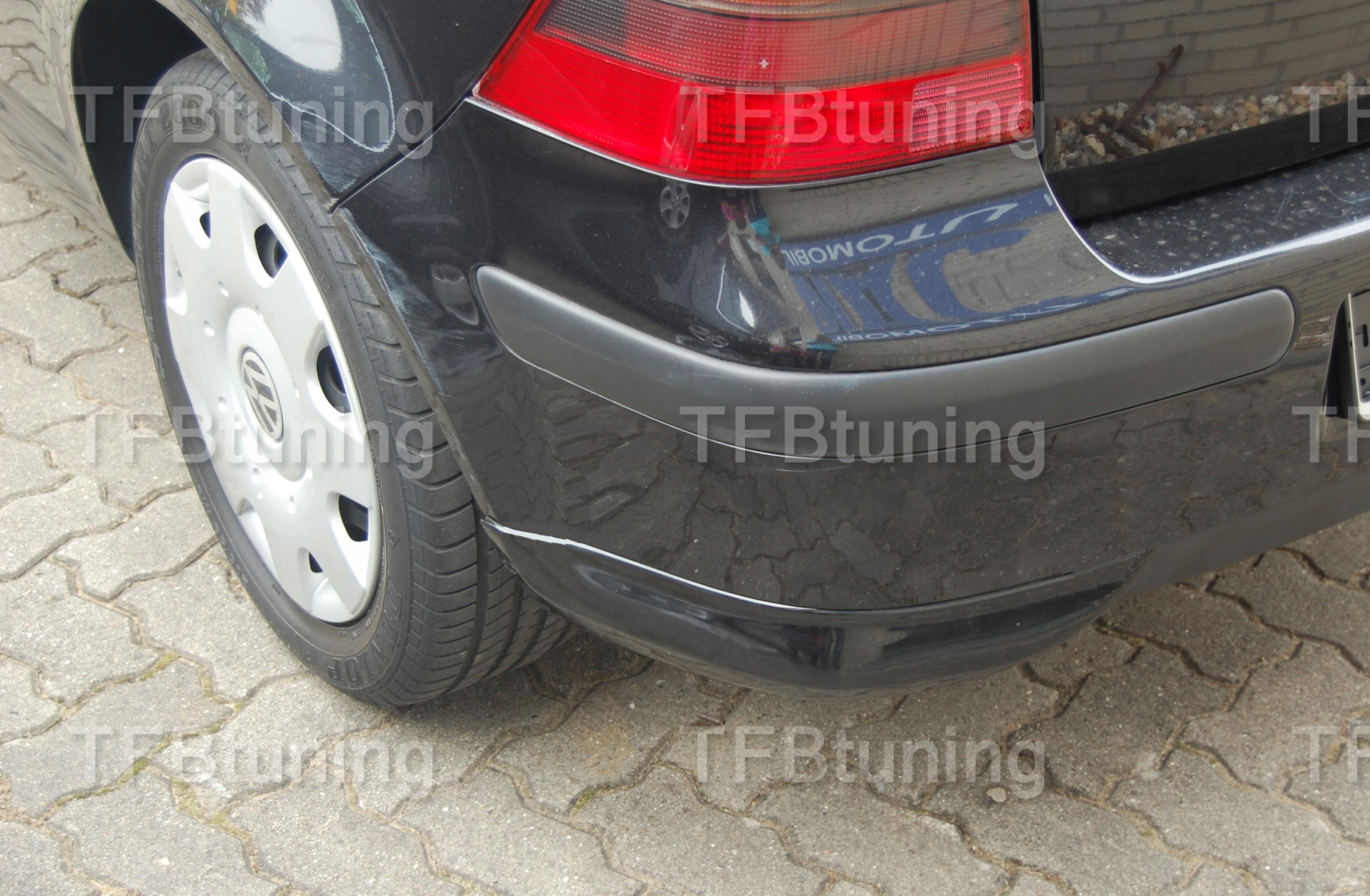 Prelungire bara spate fusta lip spoiler flapsuri VW GOLF 4 ver3 TFB TUNING
