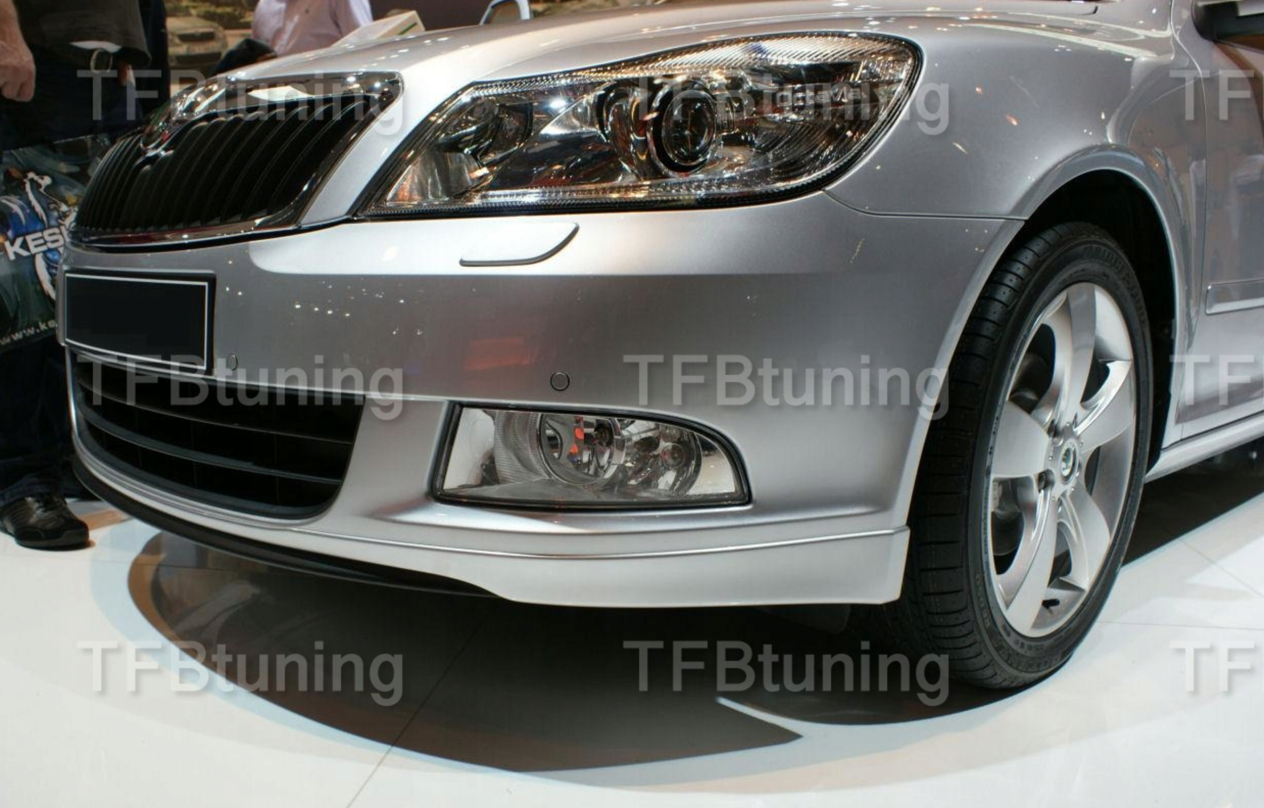 Prelungire bara fata fusta spoiler lip SKODA Octavia 2 2008-2013 TFB TUNING