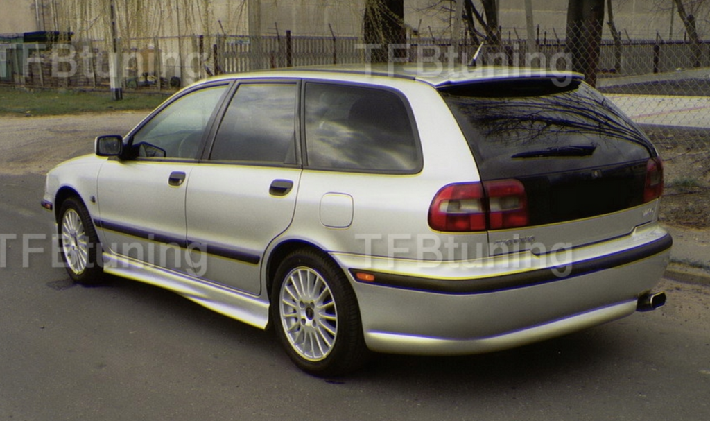 Difuzor bara spate fusta lip spoiler VOLVO V40 S40 1995-2000 TFB TUNING