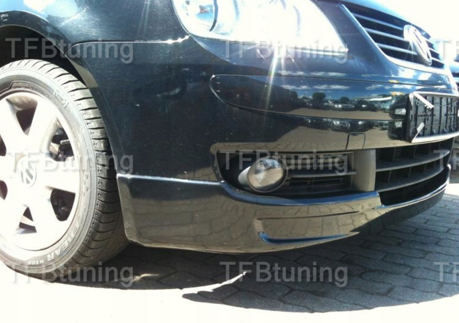 Prelungire bara fata fusta spoiler lip VW Caddy 2K 2003-2011 ver2 TFB TUNING