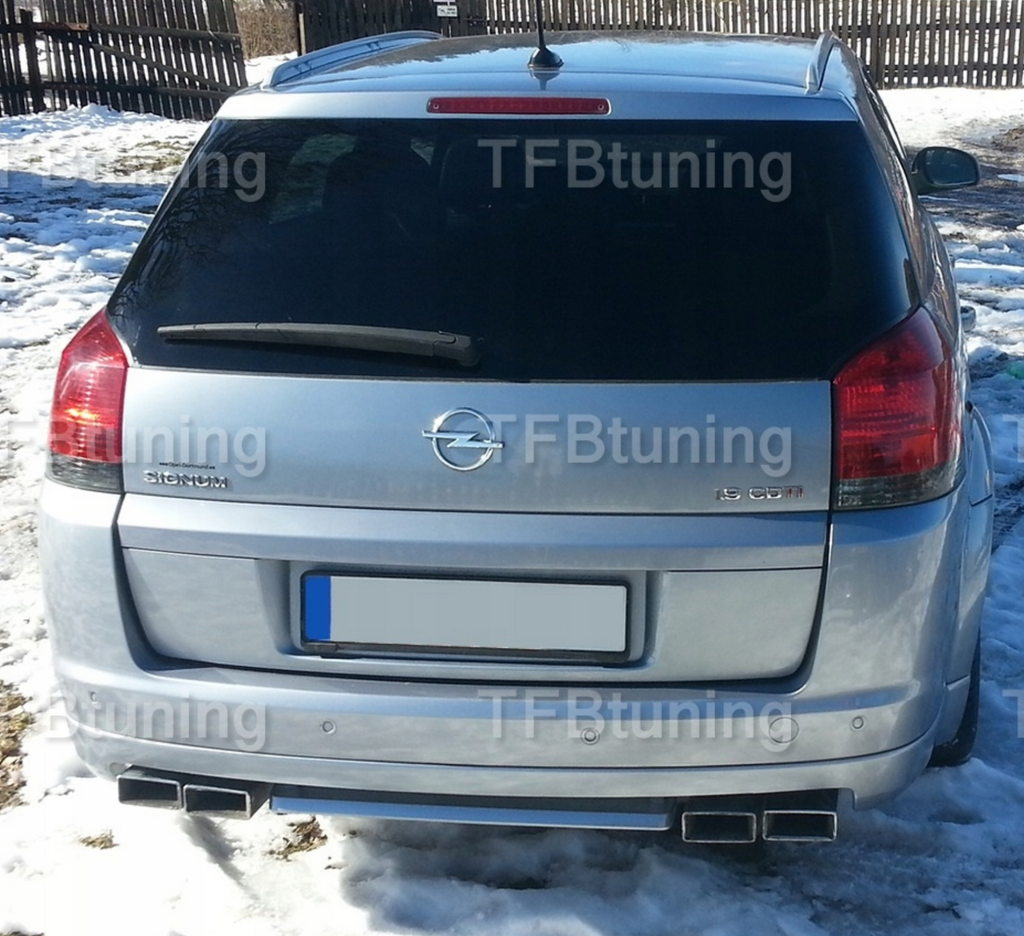 Prelungire bara spate fusta spoiler lip OPEL SIGNUM 2002-2008 TFB TUNING