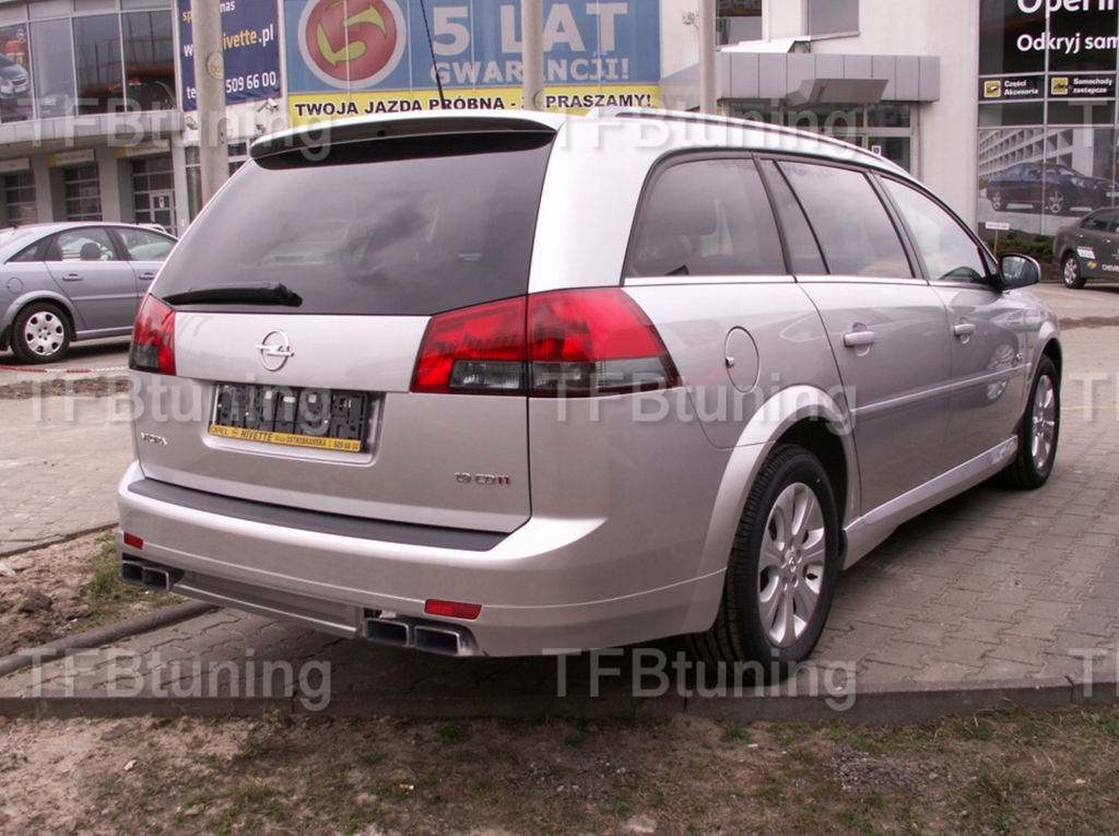 Prelungire bara spate fusta spoiler lip OPEL VECTRA C COMBI 2002-2008 TFB TUNING