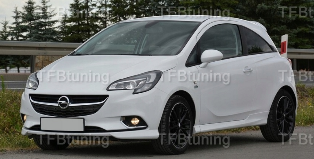 Flapsuri bara fata splitter lip OPEL CORSA E TFB TUNING