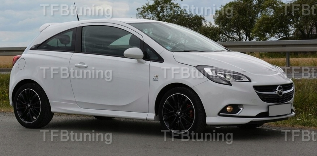 Flapsuri bara fata splitter lip OPEL CORSA E TFB TUNING