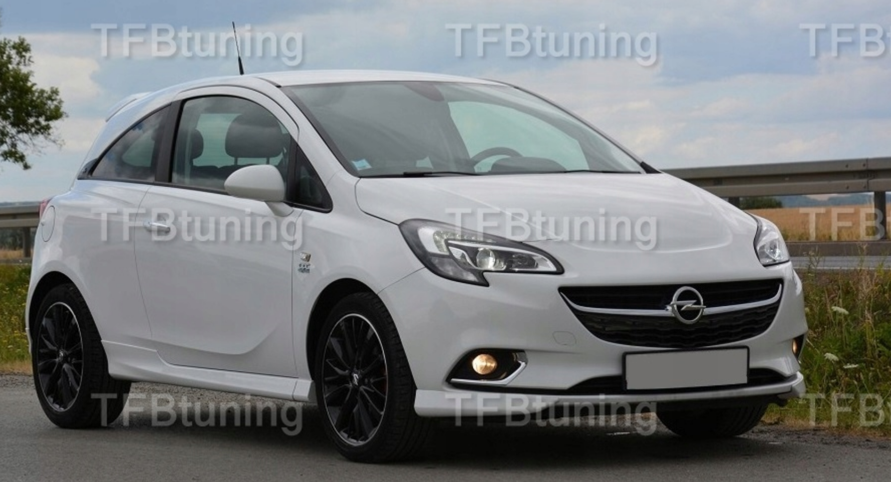 Flapsuri bara fata splitter lip OPEL CORSA E TFB TUNING