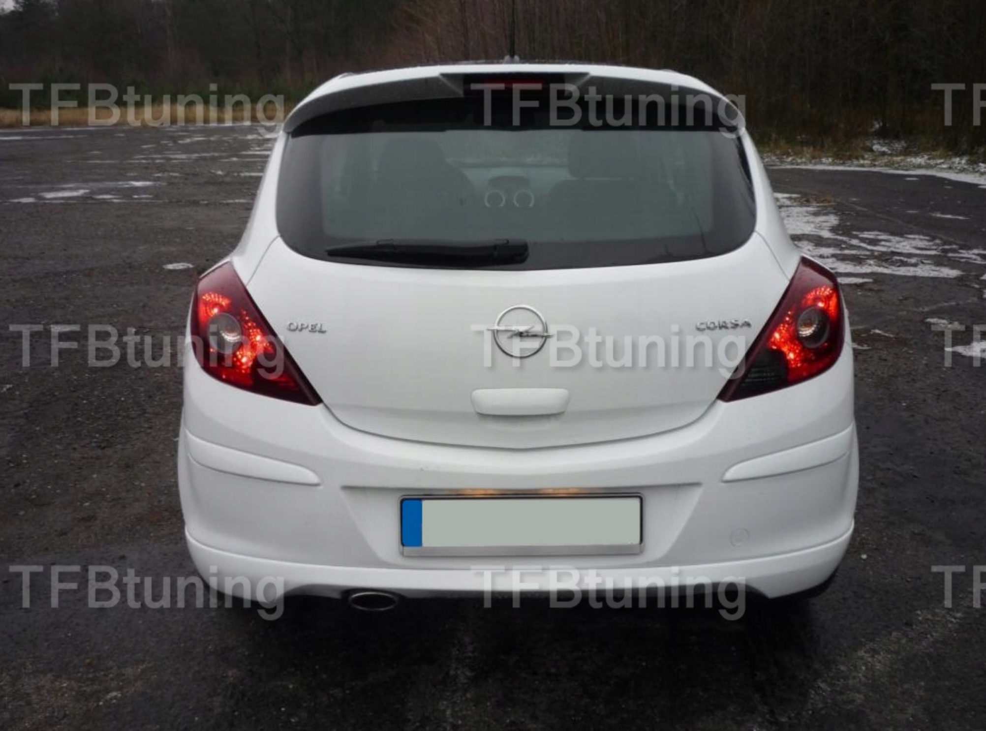 Prelungire bara spate fusta spoiler lip OPEL CORSA D OPC TFB TUNING