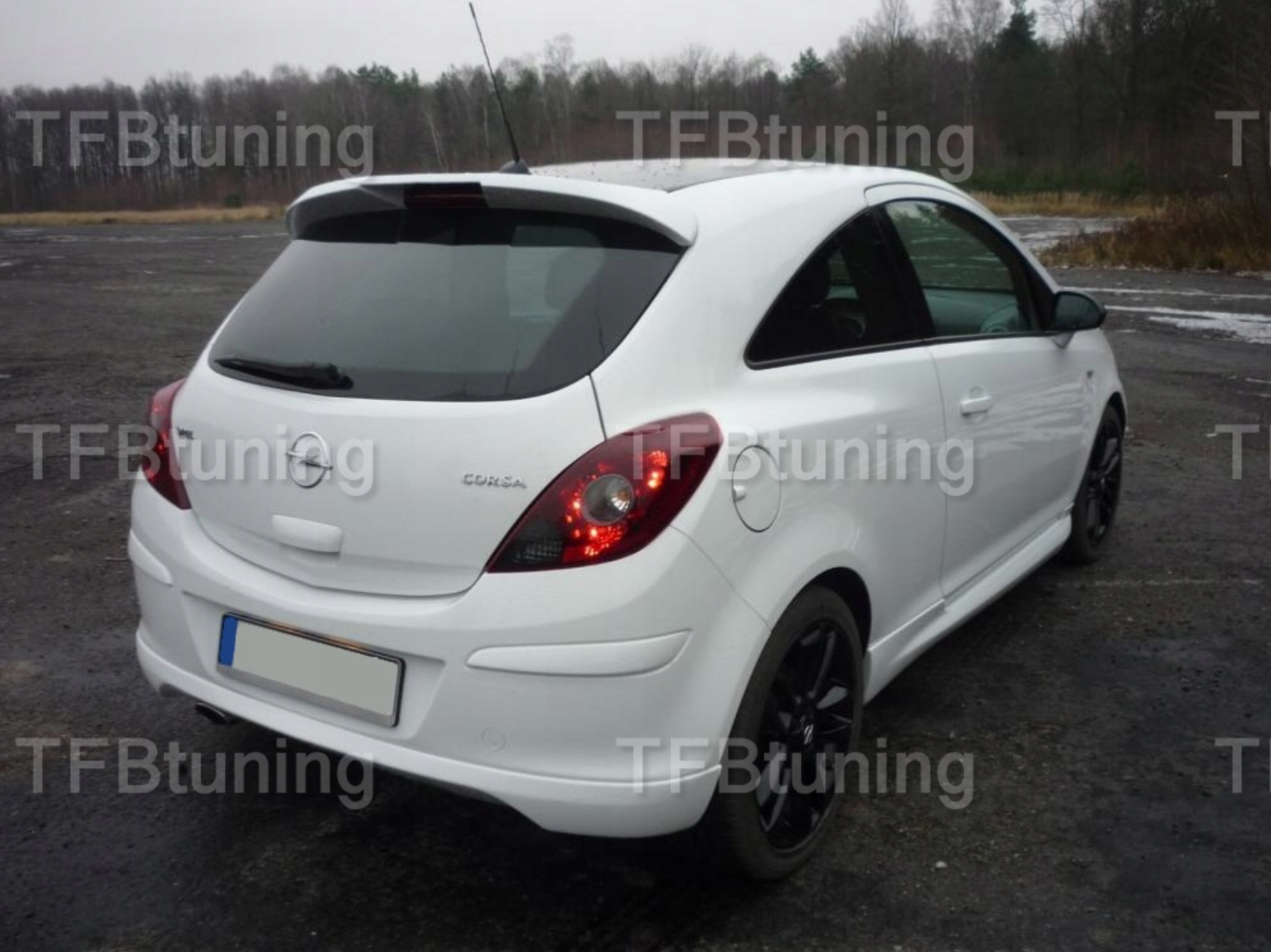 Prelungire bara spate fusta spoiler lip OPEL CORSA D OPC TFB TUNING