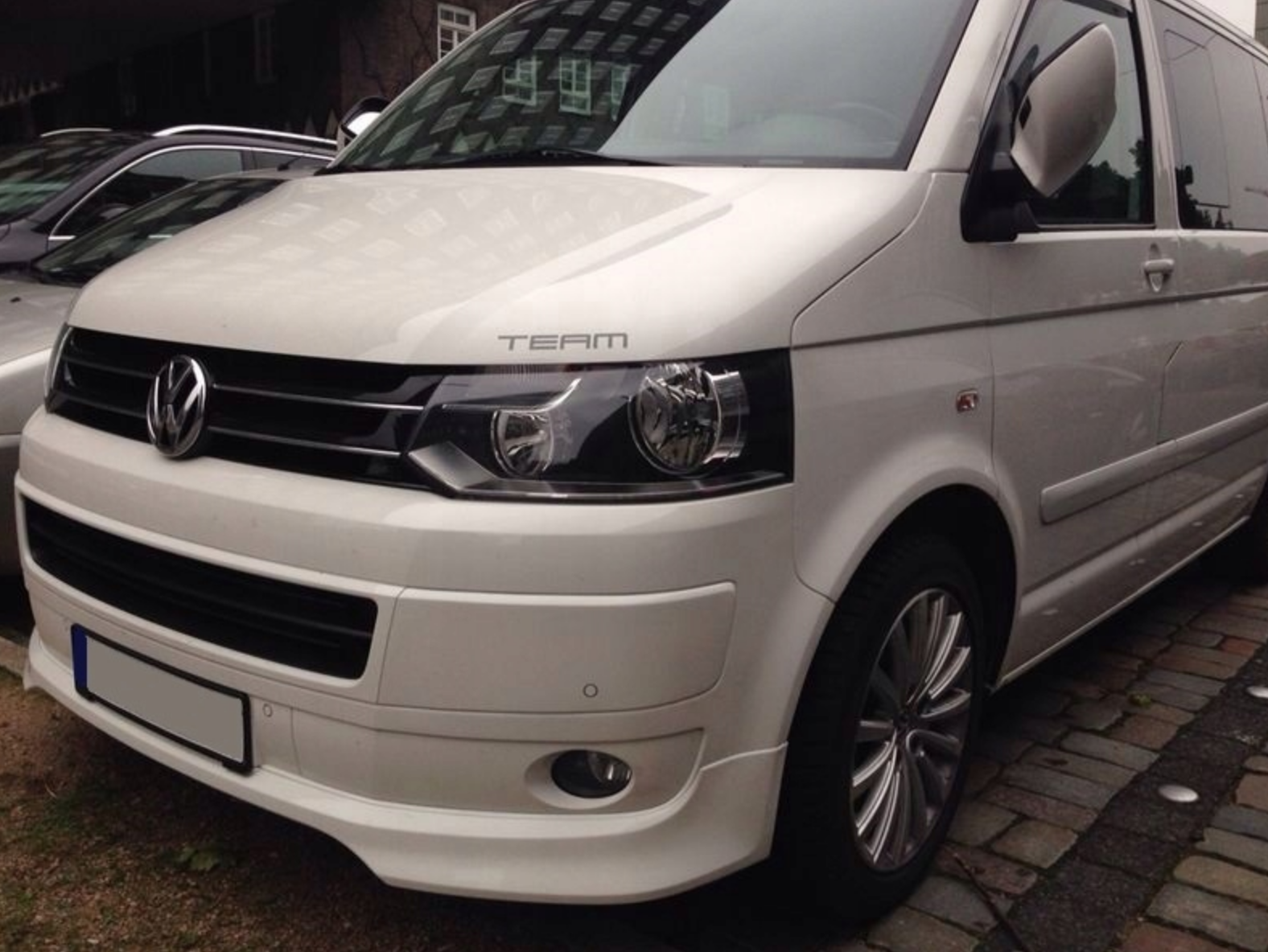 Prelungire bara fata fusta spoiler lip VW T5 lift 2009-2015 ver2 TFB TUNING