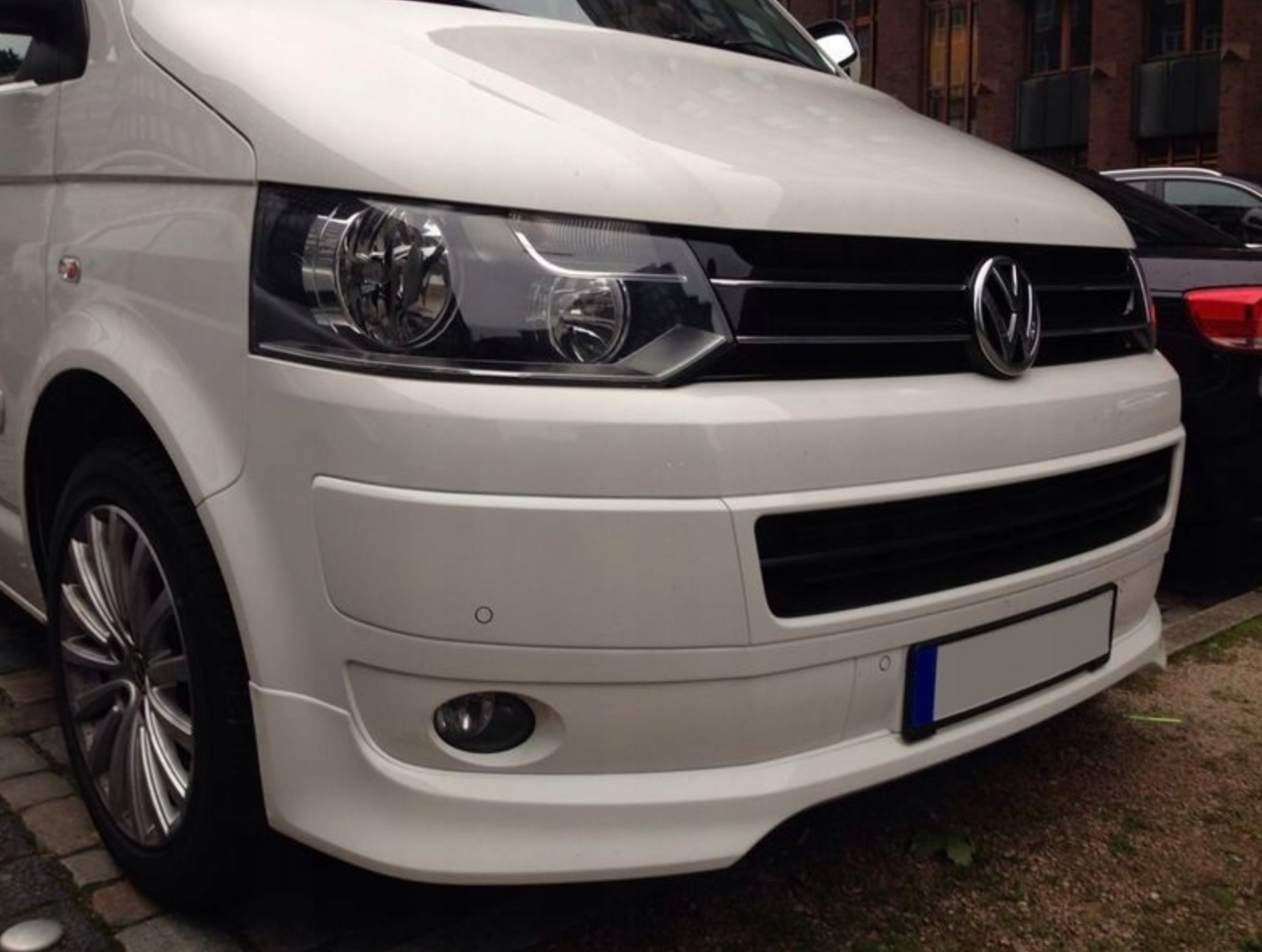Prelungire bara fata fusta spoiler lip VW T5 lift 2009-2015 ver2 TFB TUNING