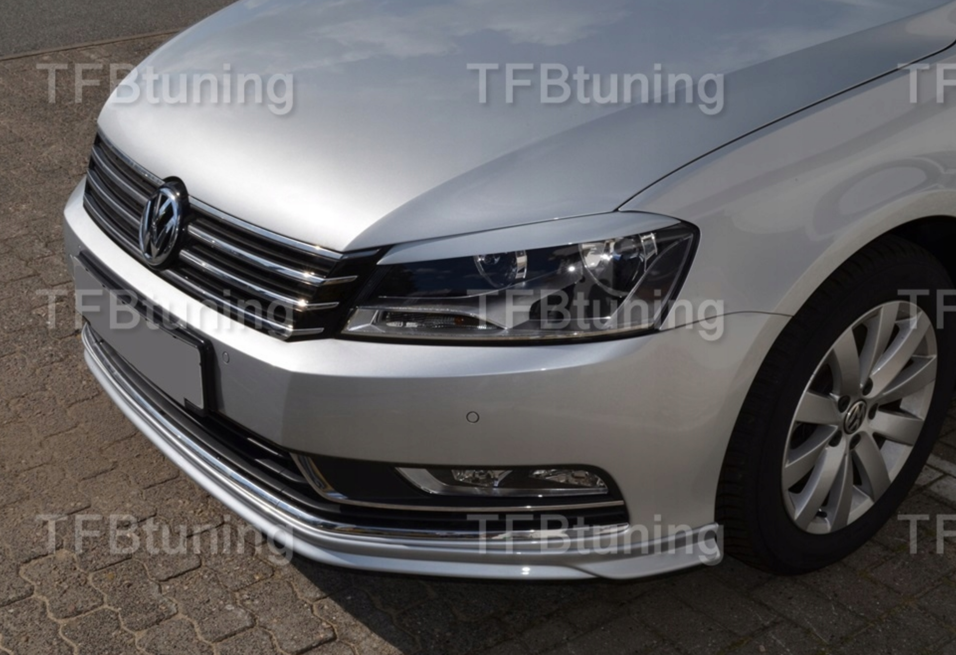 Prelungire bara fata fusta spoiler lip VW PASSAT B7 2010-2014 TFB TUNING