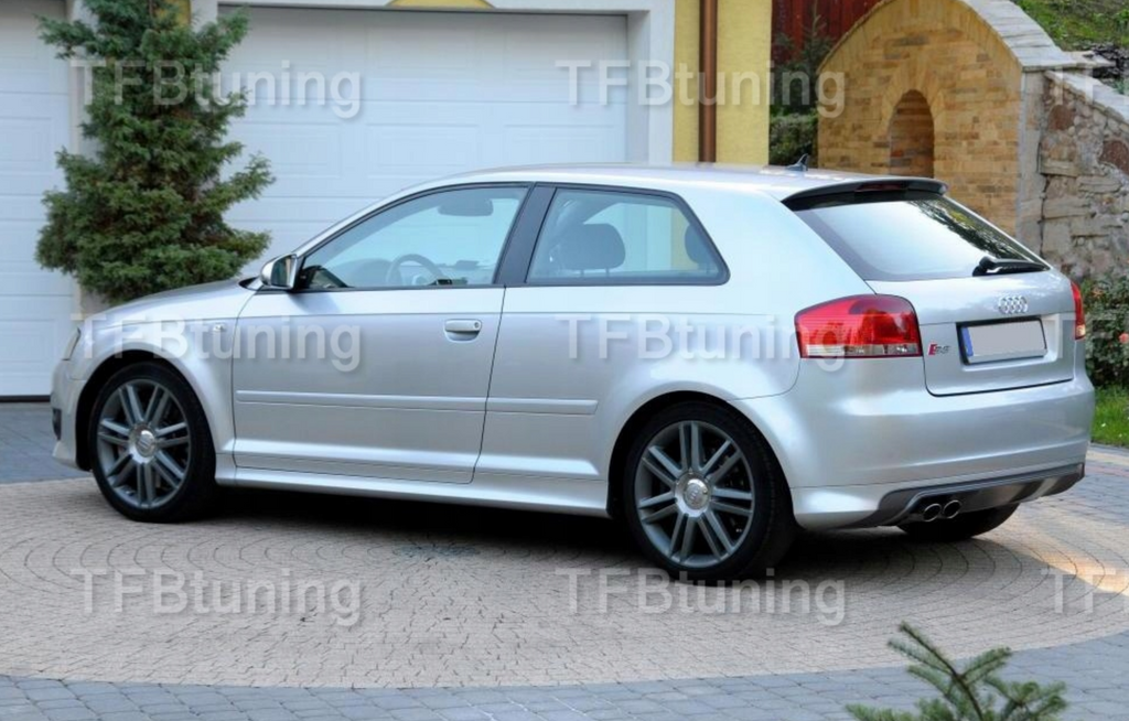 Difuzor bara spate fusta spoiler lip AUDI A3 8P 2002-2008 3 usi TFB TUNING
