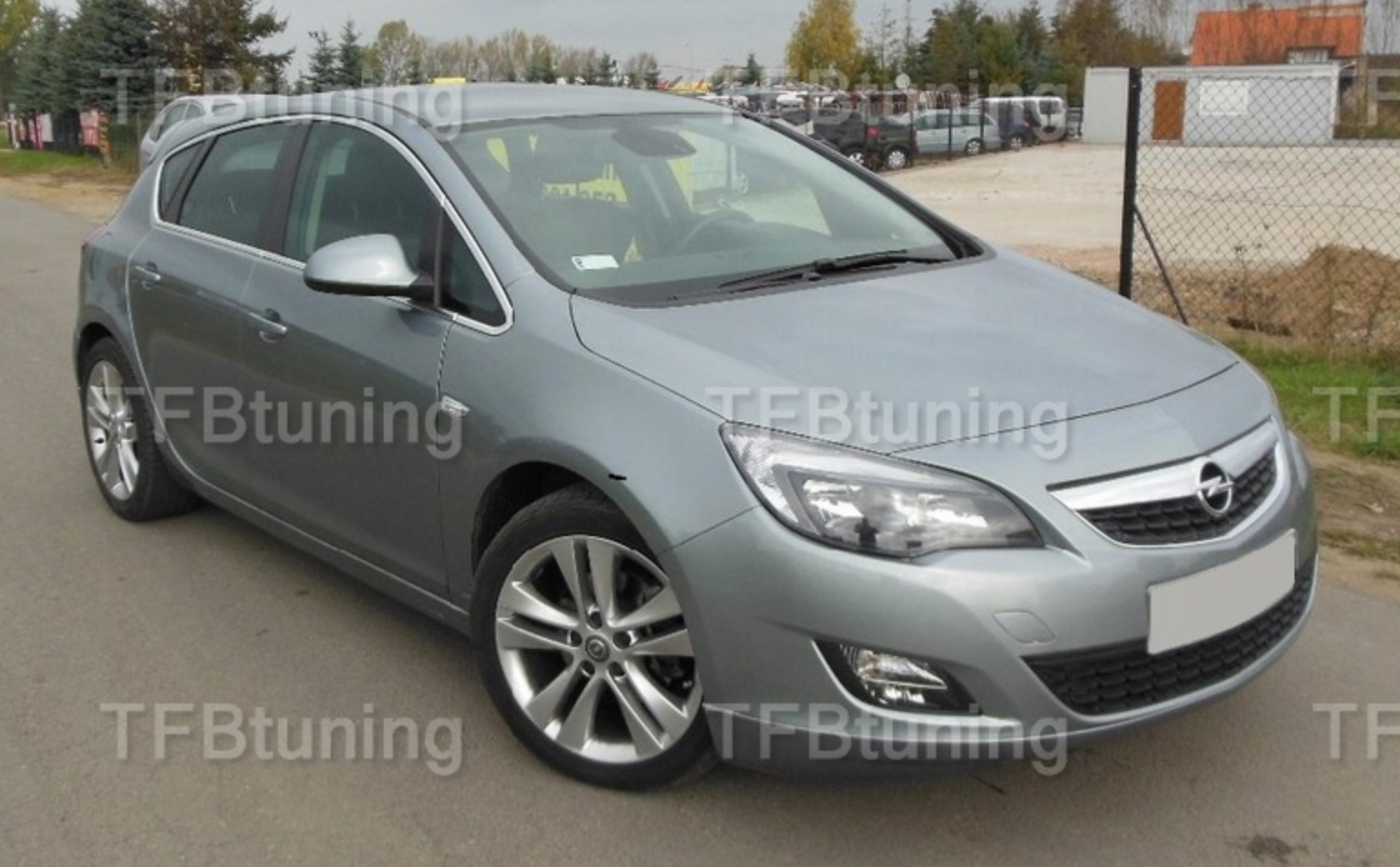 Prelungire bara fata fusta spoiler lip OPEL ASTRA J BREAK COMBI / 5D TFB TUNING