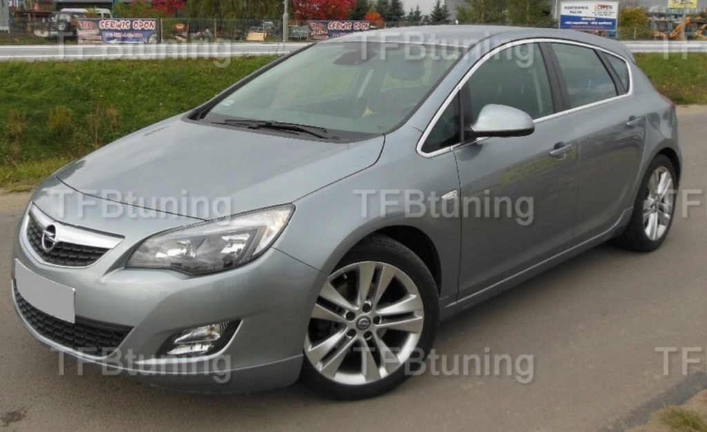 Prelungire bara fata fusta spoiler lip OPEL ASTRA J BREAK COMBI / 5D TFB TUNING