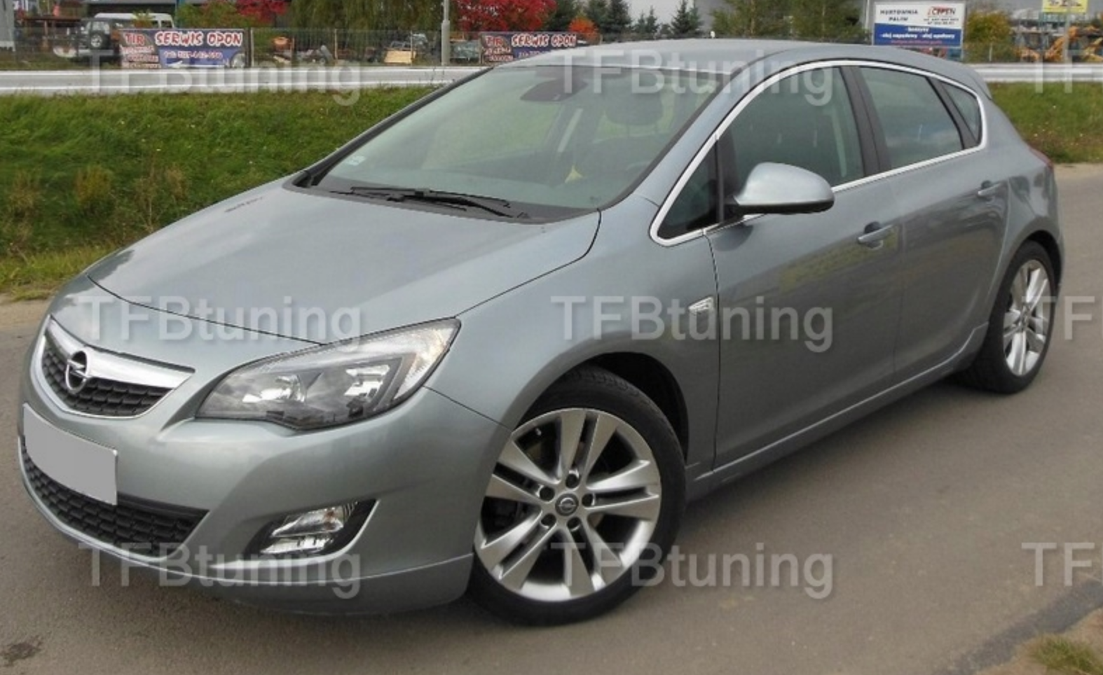 Prelungire bara fata fusta spoiler lip OPEL ASTRA J BREAK COMBI / 5D TFB TUNING