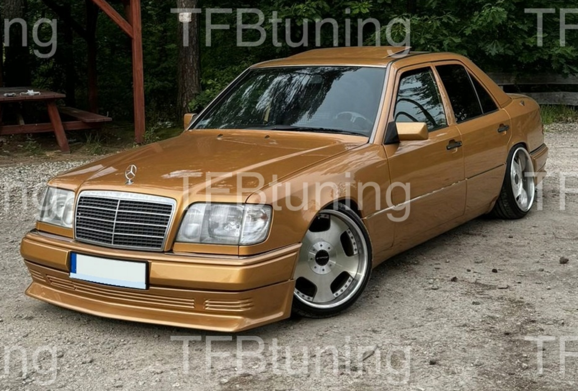 Prelungire bara fata fusta spoiler lip MERCEDES W124 C124 A124 S124 TFB TUNING