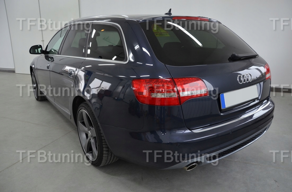 Difuzor bara spate fusta spoiler lip AUDI A6 C6 LIFT 09-11 SLINE S LINE S-LINE S6 TFB TUNING