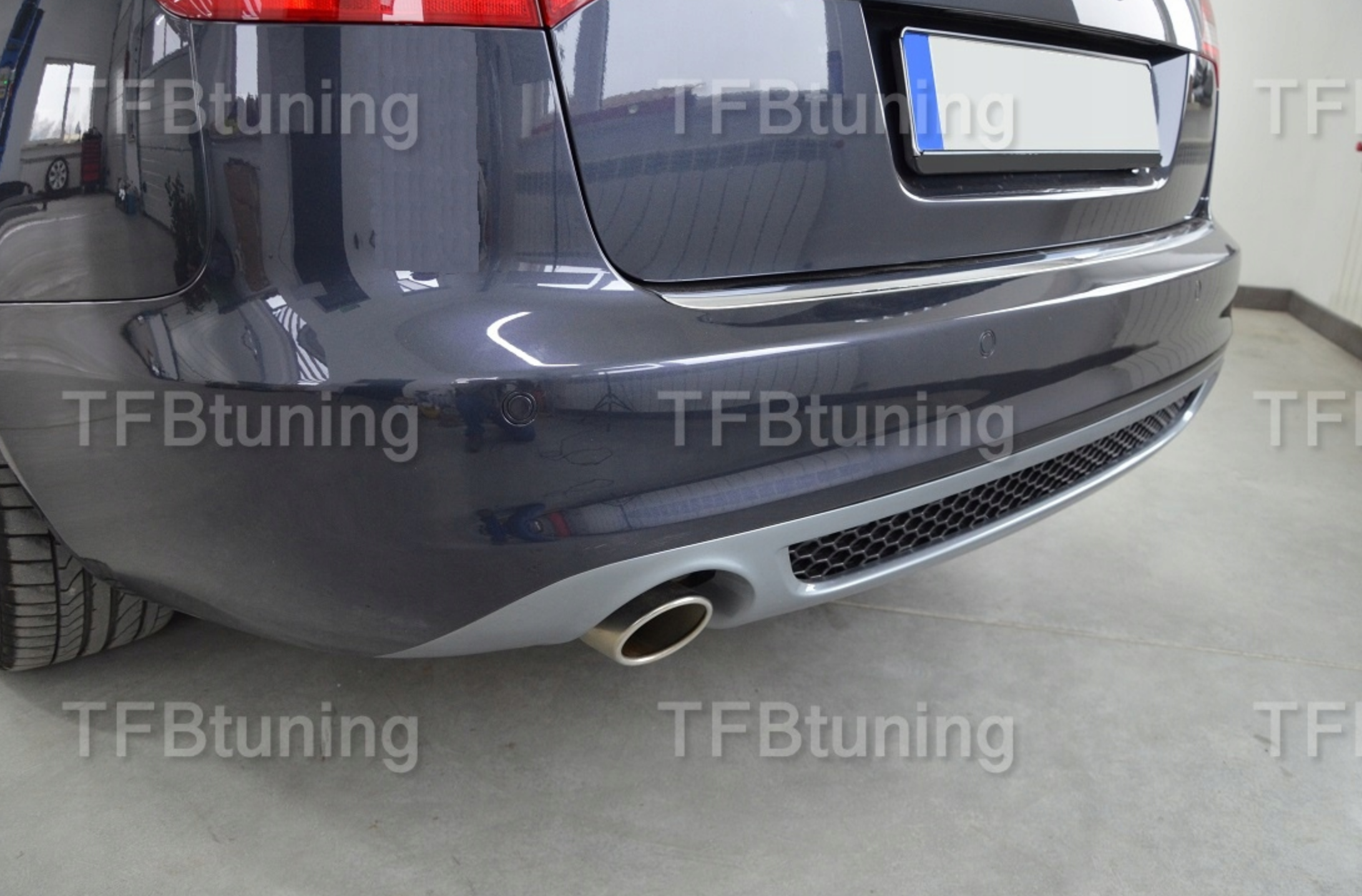 Difuzor bara spate fusta spoiler lip AUDI A6 C6 LIFT 09-11 SLINE S LINE S-LINE S6 TFB TUNING