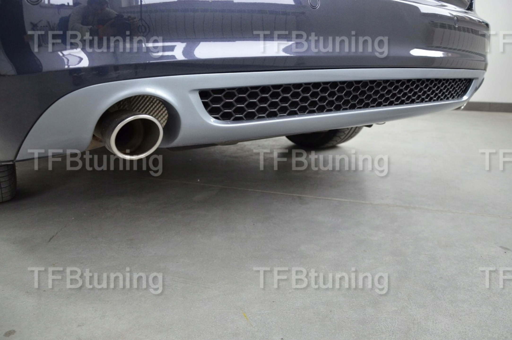 Difuzor bara spate fusta spoiler lip AUDI A6 C6 LIFT 09-11 SLINE S LINE S-LINE S6 TFB TUNING