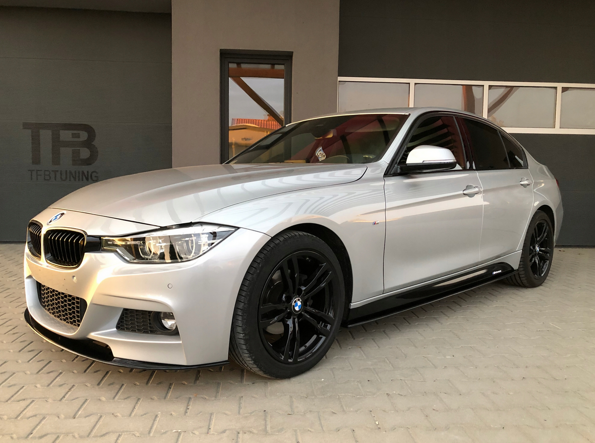 Prelungire bara fata fusta spoiler lip BMW Seria 3 F30 F31 M PACHET TFB TUNING