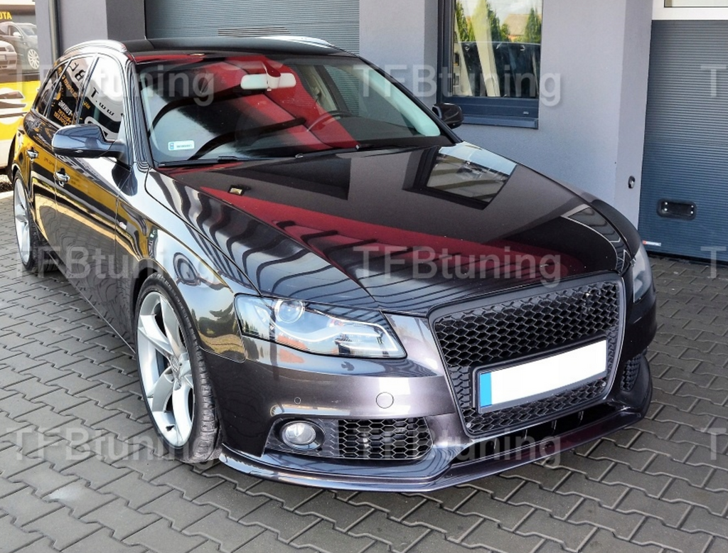 Prelungire bara fata fusta spoiler lip A4 B8 2008-2012 SLINE S LINE TFB TUNING