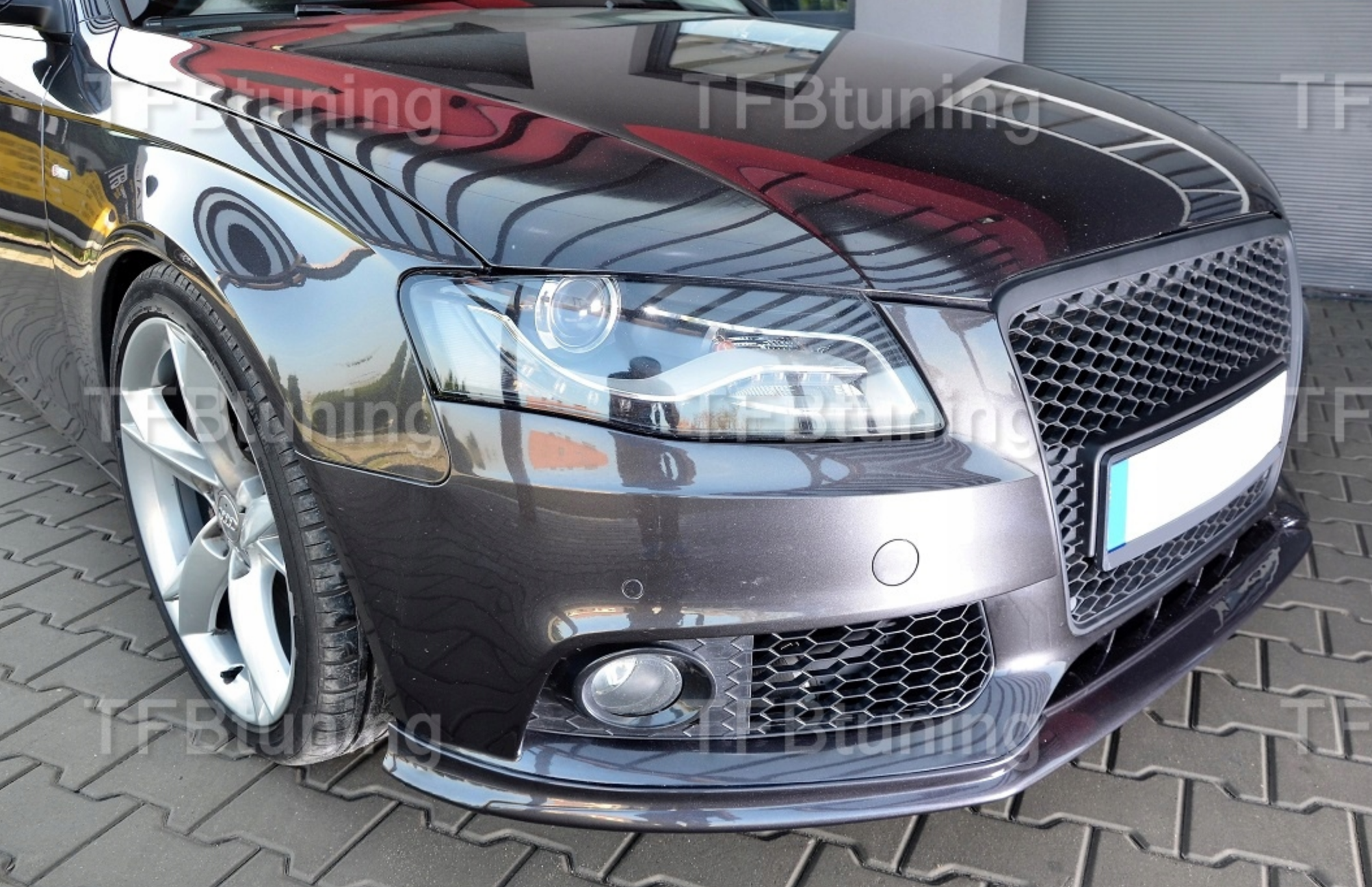 Prelungire bara fata fusta spoiler lip A4 B8 2008-2012 SLINE S LINE TFB TUNING