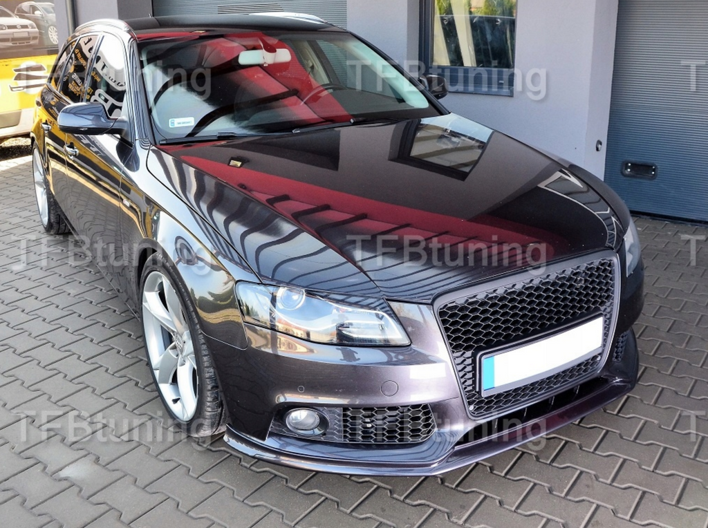 Prelungire bara fata fusta spoiler lip A4 B8 2008-2012 SLINE S LINE TFB TUNING