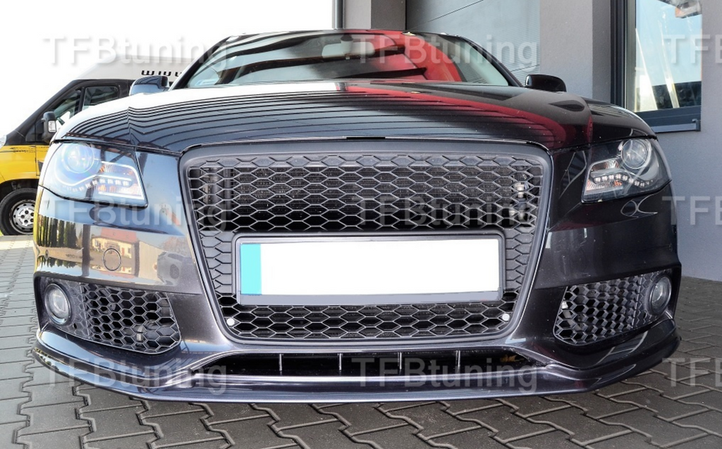 Prelungire bara fata fusta spoiler lip A4 B8 2008-2012 SLINE S LINE TFB TUNING