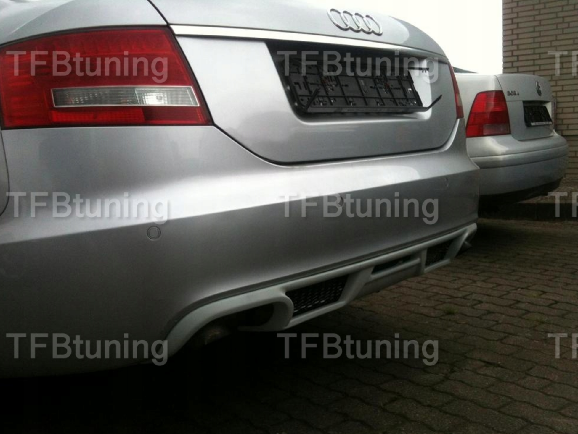 Difuzor bara spate fusta spoiler lip AUDI A6 C6 SEDAN 04-09 TFB TUNING