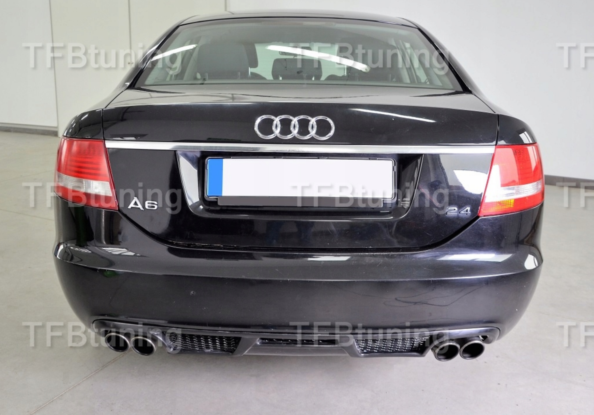 Difuzor bara spate fusta spoiler lip AUDI A6 C6 SEDAN 04-09 TFB TUNING