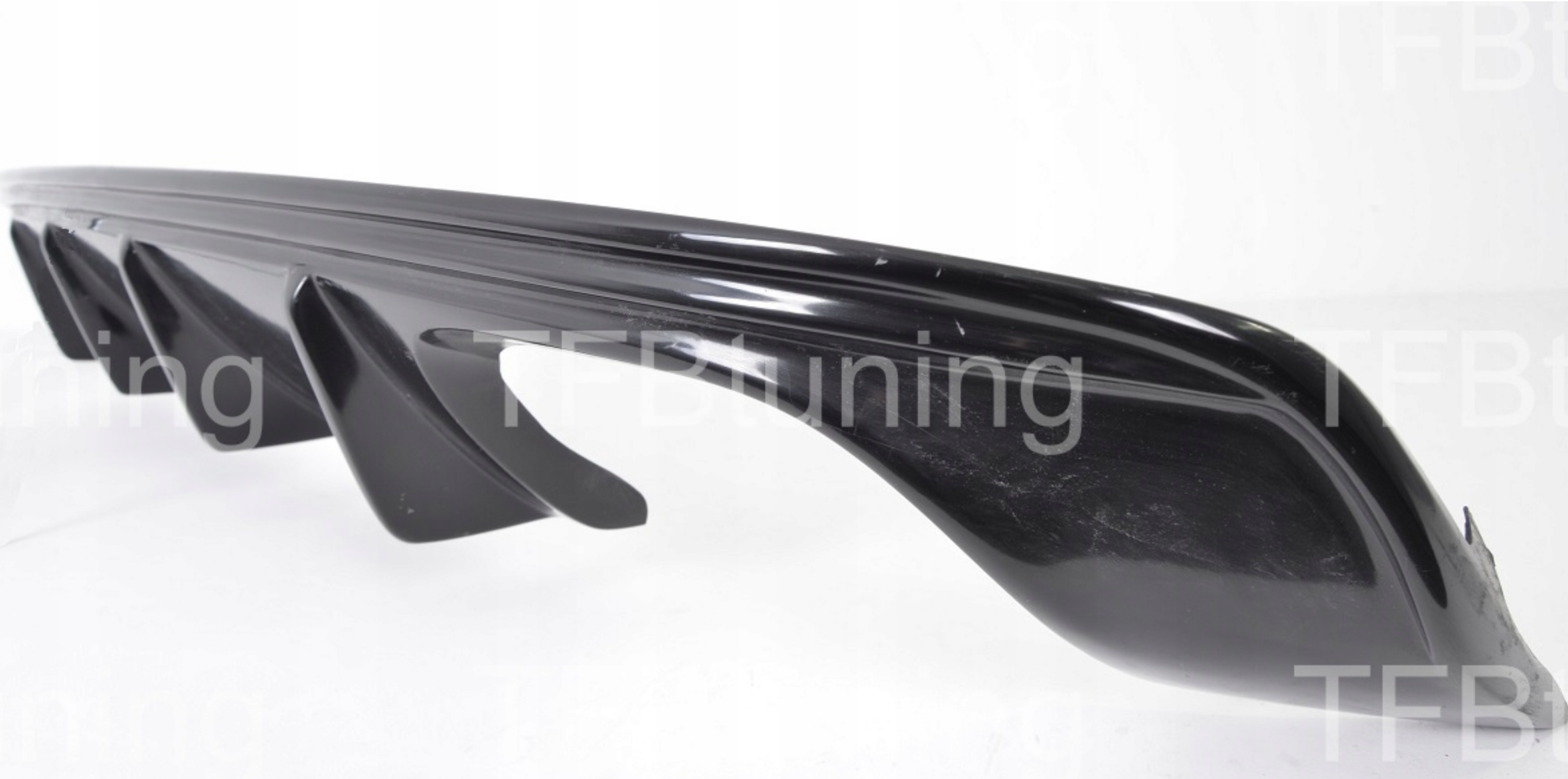 Difuzor bara spate fusta lip spoiler Audi A3 8V HB 2013-2016 SLINE S LINE S-LINE S3 RS3 ver1 TFB TUNING