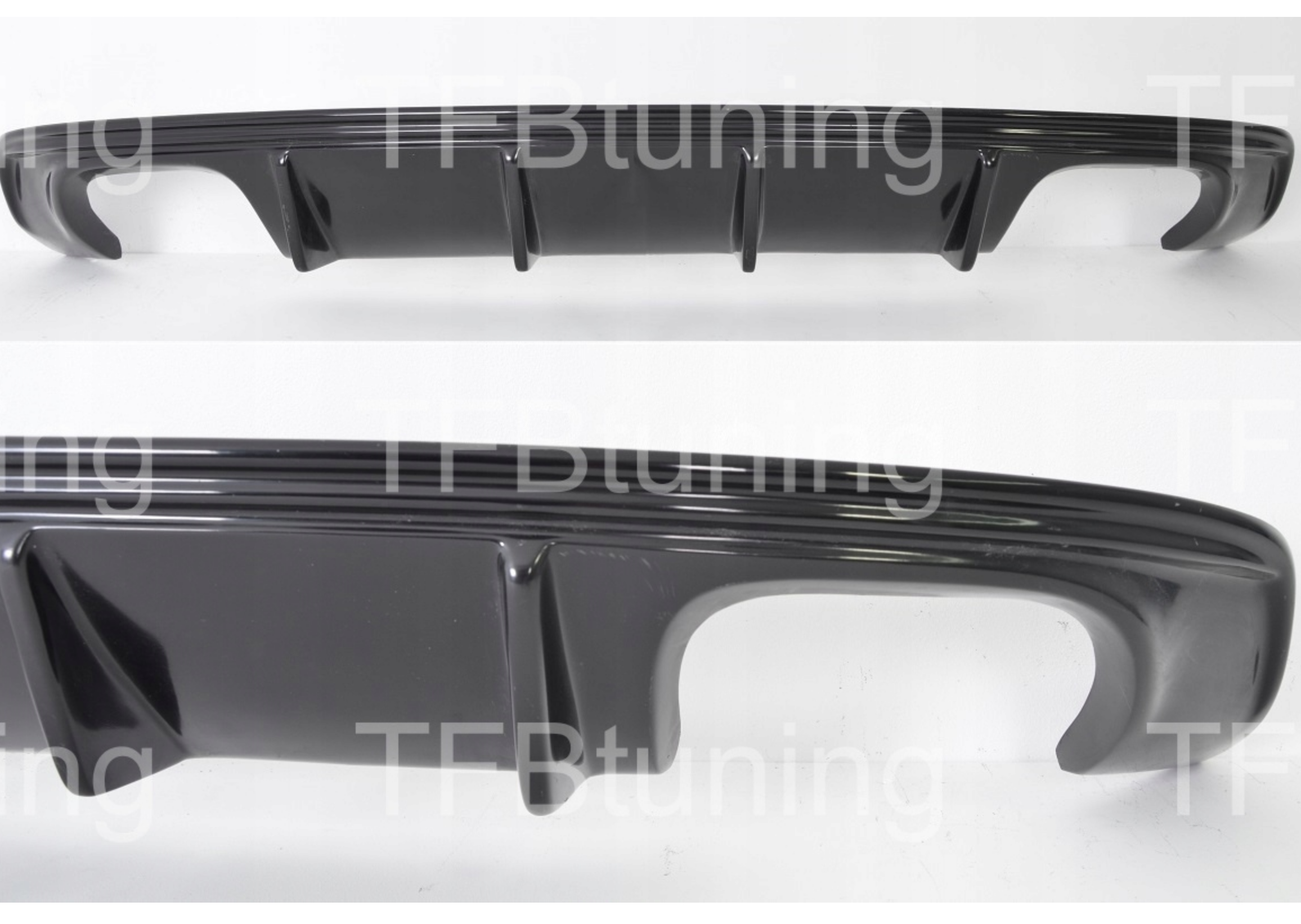 Difuzor bara spate fusta lip spoiler Audi A3 8V HB 2013-2016 SLINE S LINE S-LINE S3 RS3 ver1 TFB TUNING