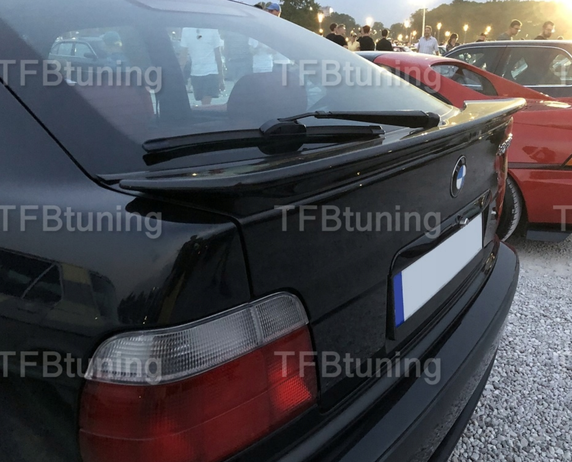 Difuzor bara spate fusta lip spoiler BMW Seria 3 E36 COMPACT TFB TUNING