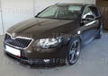 Prelungire bara fata fusta spoiler lip SKODA SUPERB 2 2013-2015 TFB TUNING