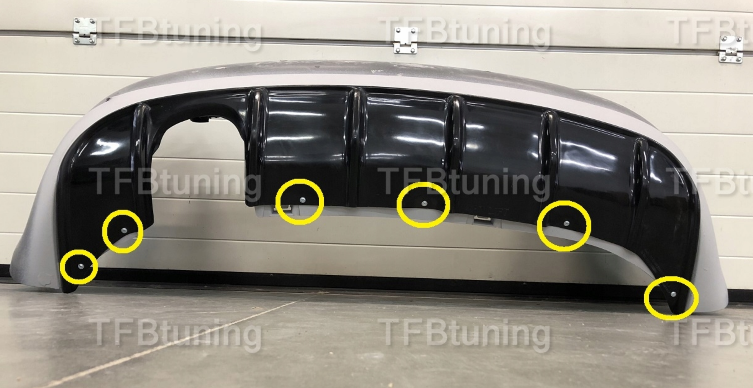 Difuzor bara spate fusta spoiler lip AUDI A3 8P 08-13 SLINE S LINE S-LINE S3 RS3 TFB TUNING
