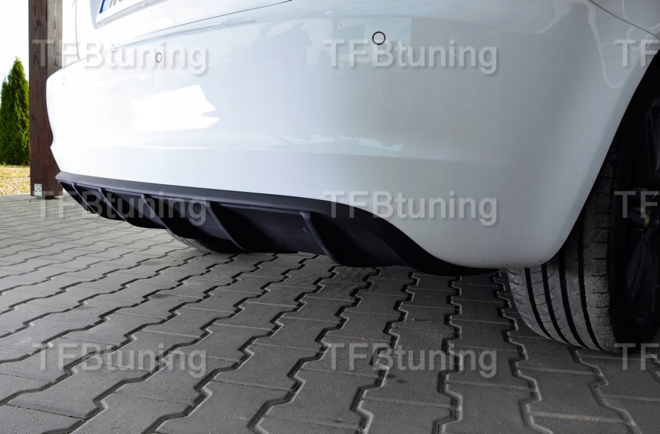 Difuzor bara spate fusta spoiler lip AUDI A3 8P 08-13 SLINE S LINE S-LINE S3 RS3 TFB TUNING