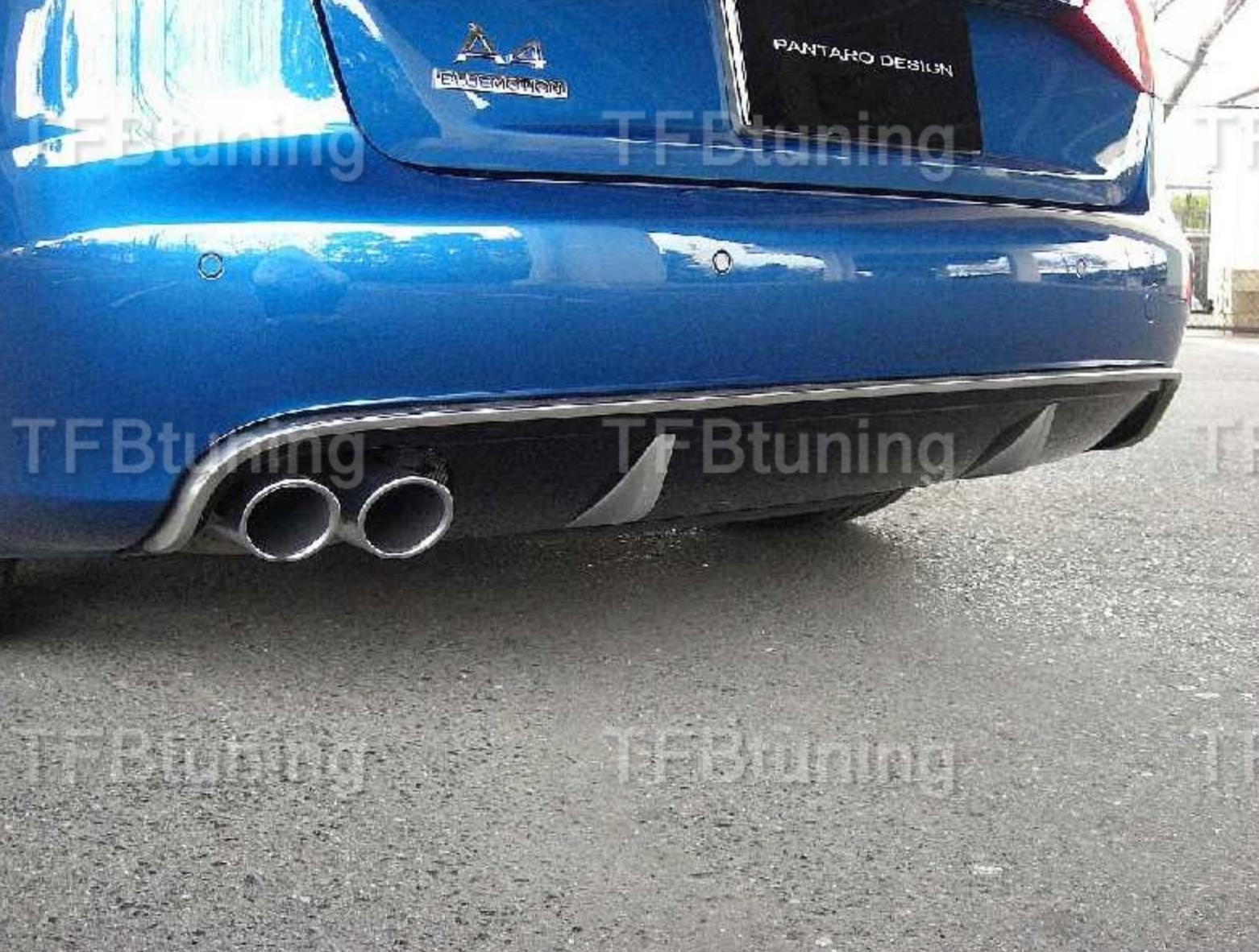 Difuzor bara spate fusta spoiler lip AUDI A4 B8 2007-2011 SLINE S LINE S-LINE S4 RS4 TFB TUNING