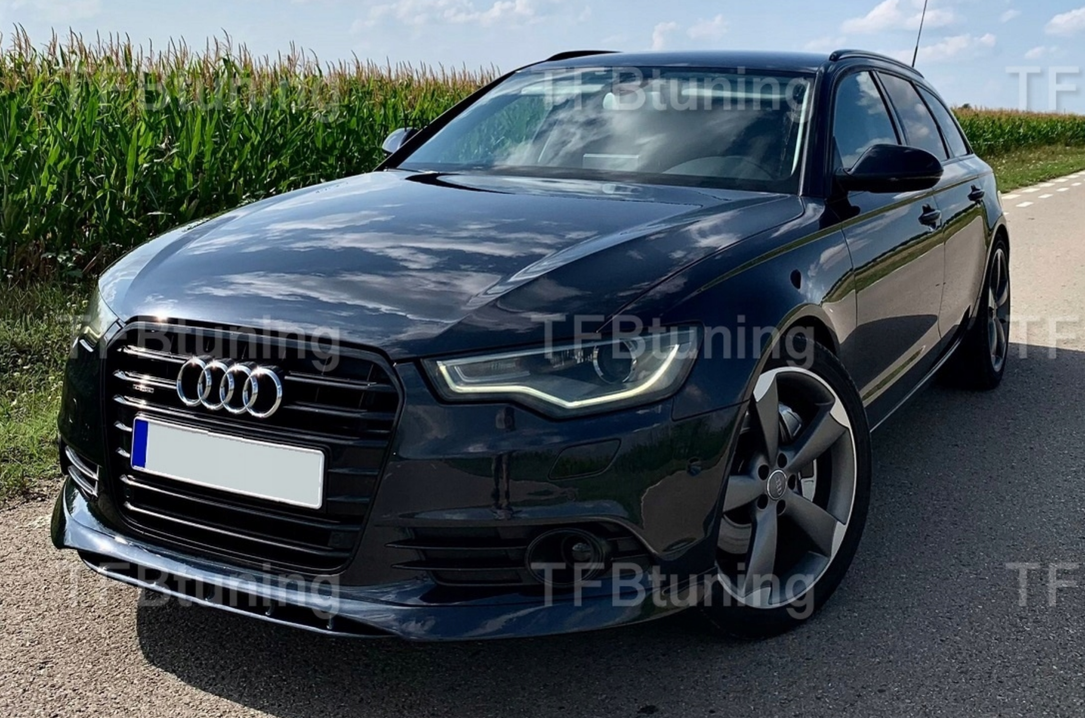 Prelungire bara fata fusta spoiler lip A6 C7 2011-2014 SLINE S LINE S-LINE S6 RS6 TFB TUNING