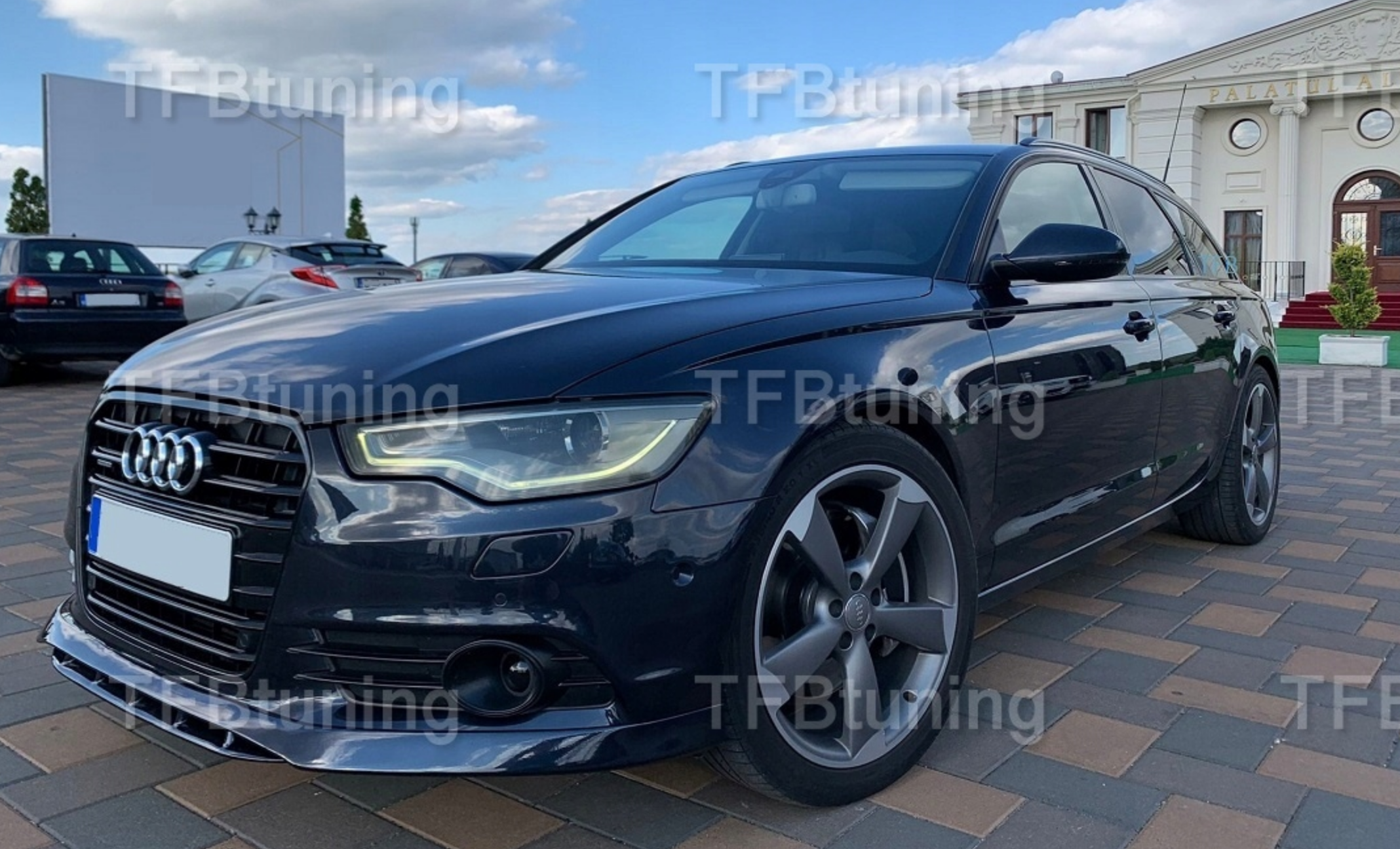 Prelungire bara fata fusta spoiler lip A6 C7 2011-2014 SLINE S LINE S-LINE S6 RS6 TFB TUNING