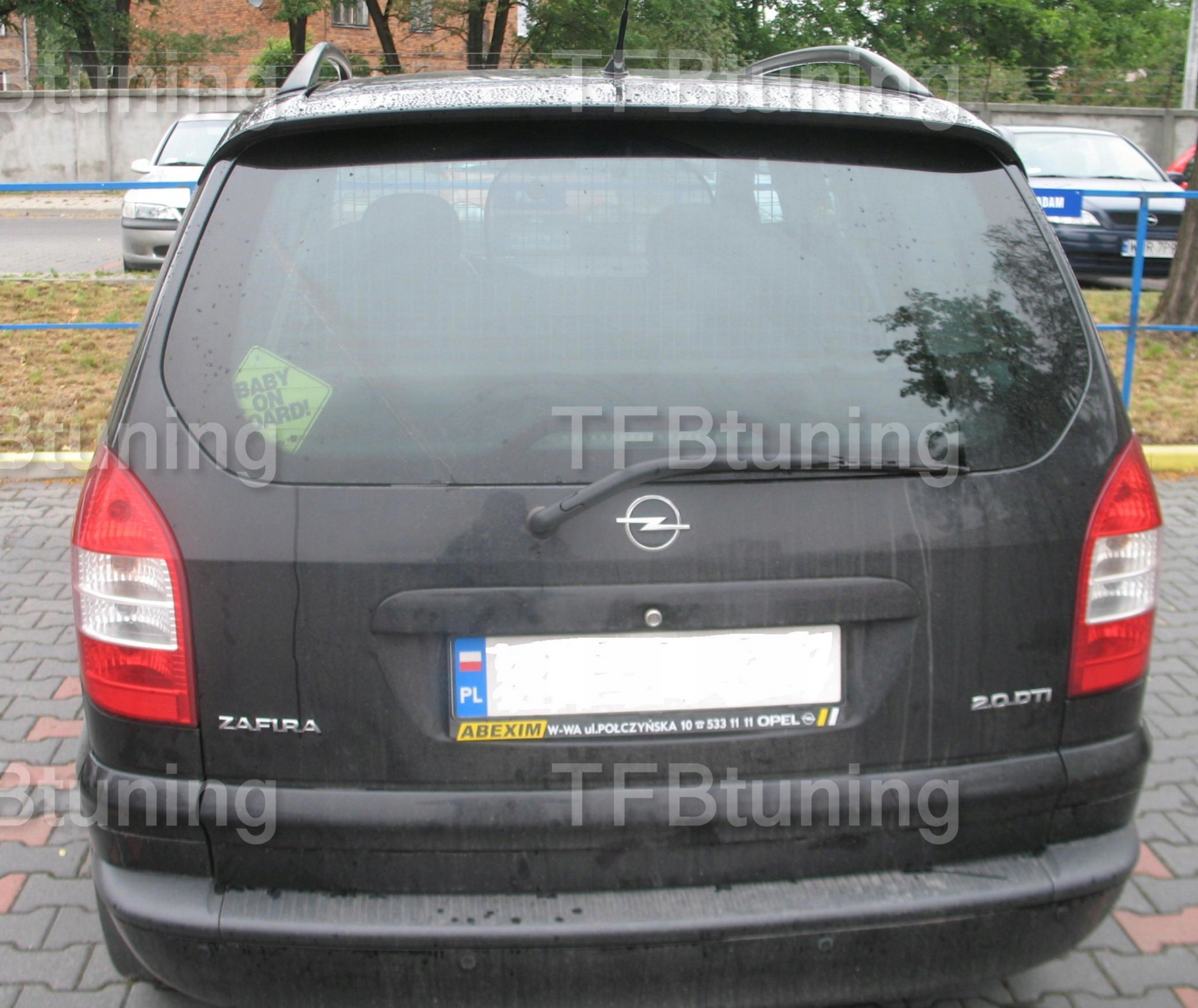Eleron luneta portbagaj OPEL ZAFIRA A aspect OPC TFB TUNING