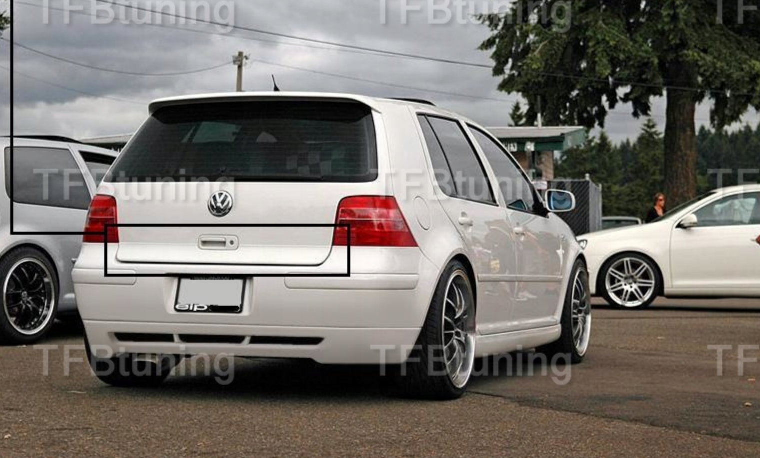 Lip spoiler portbagaj VW GOLF 4 TFB TUNING
